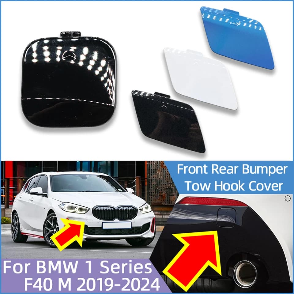 Painted Hauling Cap Decorative Shell For BMW 1 Series F40 M 2019-2024 Front Rear Bumper Tow Hook Cover 51119463082 51129465102
