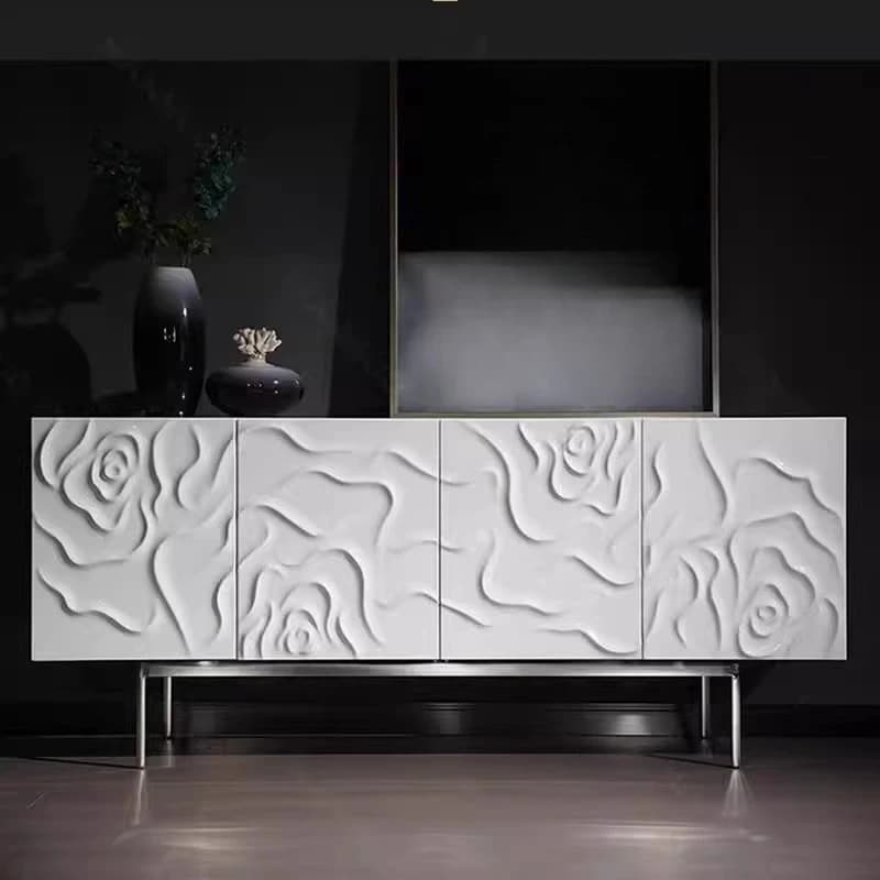 DSA minimalist dining side cabinet entrance household storage light luxury side cabinet wine and tea cabinet