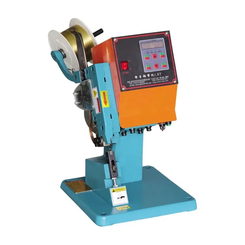 Automatic copper belt machine neon lamp and wire core crimping silent copper belt machine including mold  RF-1.8T