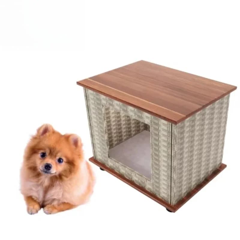 Comfortable pet house Pet house Low price poly vine cat cave upholstered high quality furniture