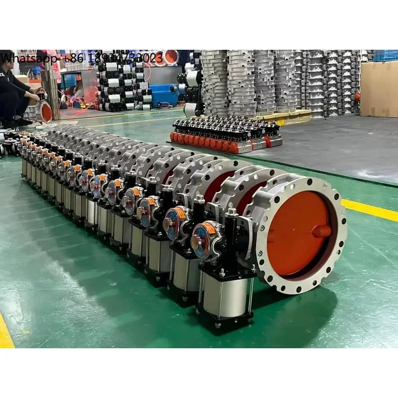 Heavy High Temperature Pneumatic Buttely Wear-Rnt Metal Seated /Oil/Media OEM/ODM izle