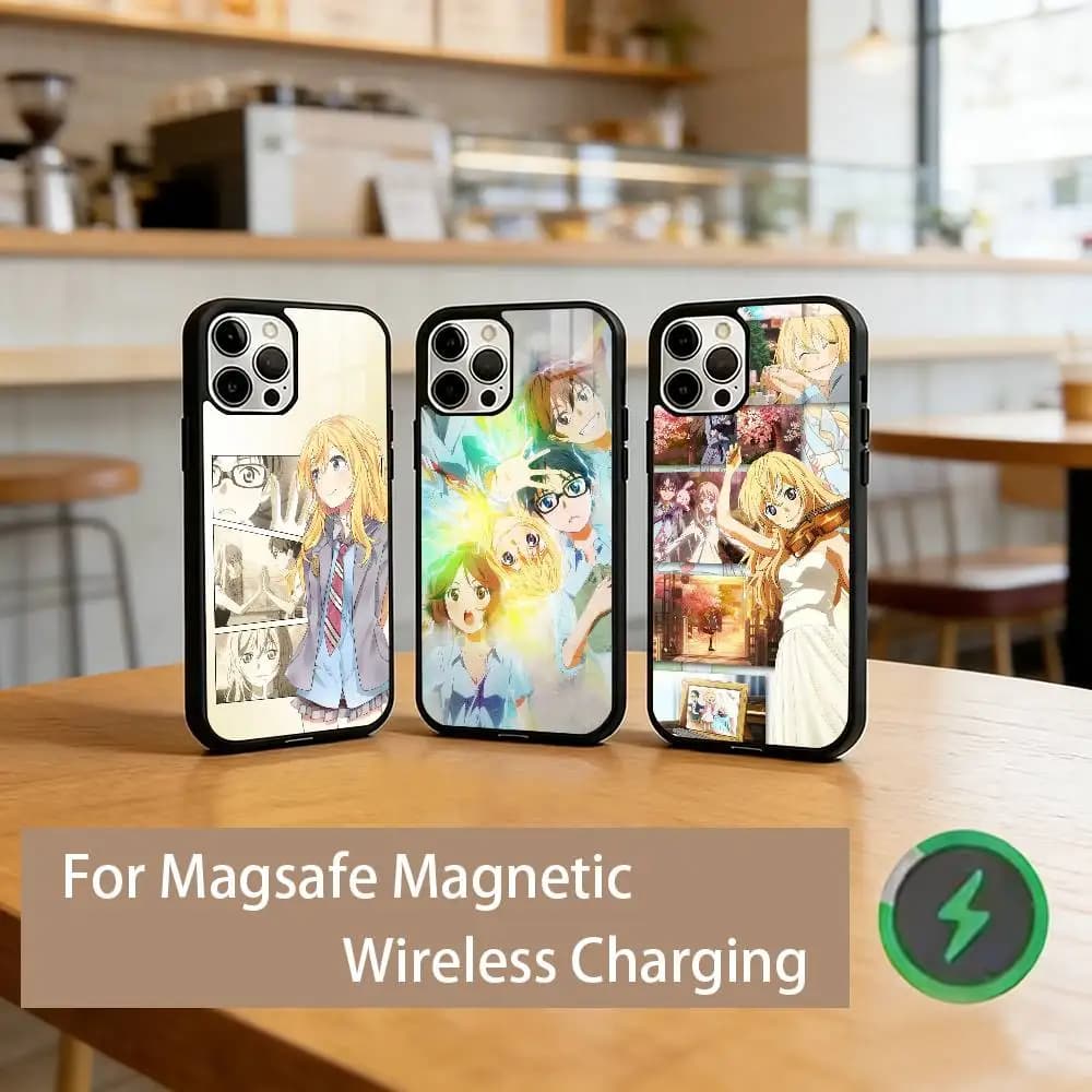 Y-Your Lie in A-April  Phone Case For iPhone17,16,15,14,13,12,11 Plus,Pro Magnetic with Magsafe Wireless Charging