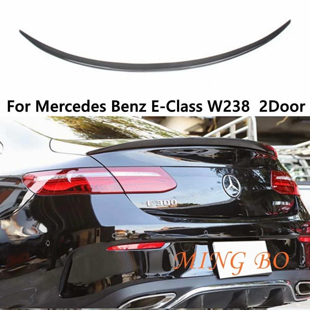 2016-2023 FRP Forged carbon FOR Mercedes-Benz E-Class W238 C238 2Door Coupe AMG Style Carbon Fiber Rear Spoiler Trunk Wing