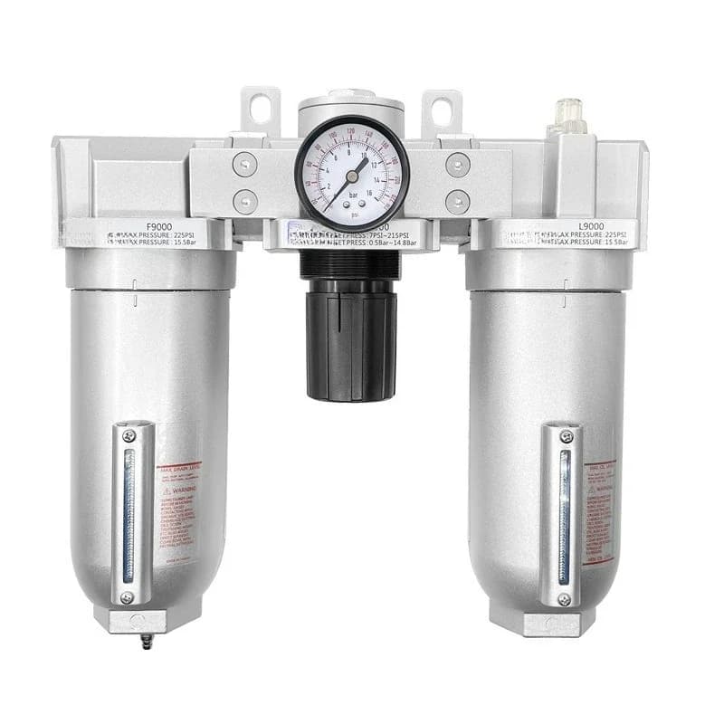 C90 imported large flow three-point box triplex air oil-water separation filter pneumatic combination