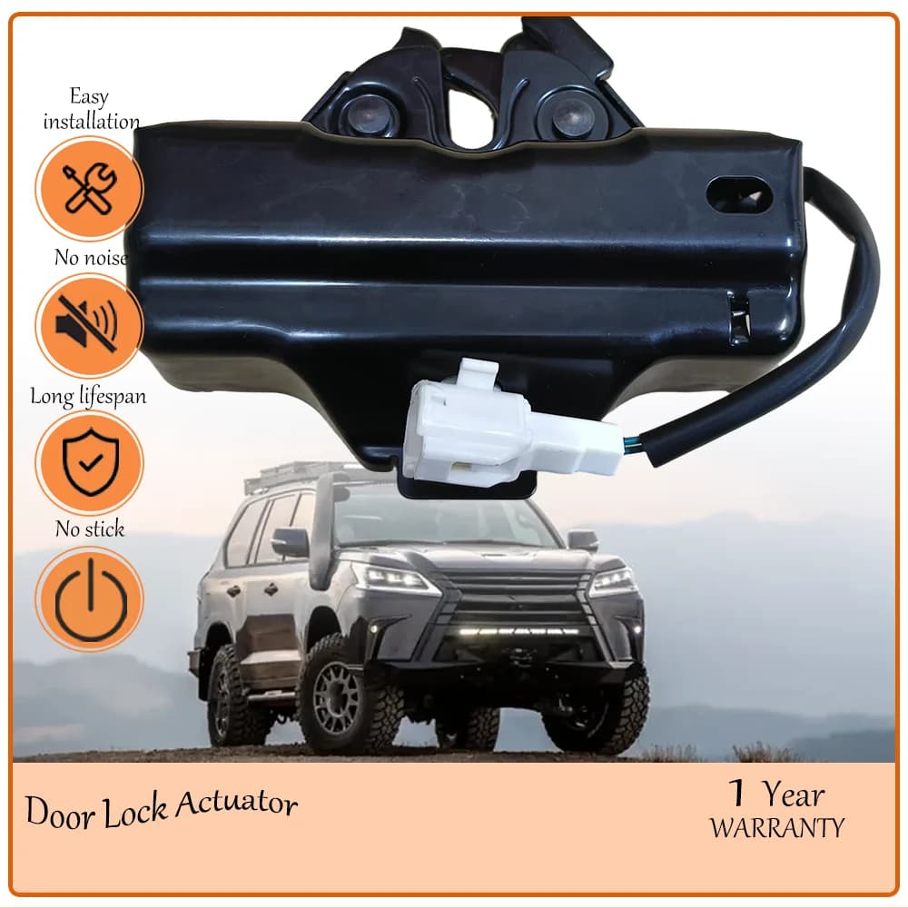 Durably-Crafted Engine Hood Lock Assy,Fit for Toyota Land Cruiser LX570 Series, Reliable Genuine oem 53510-60270,5351060270