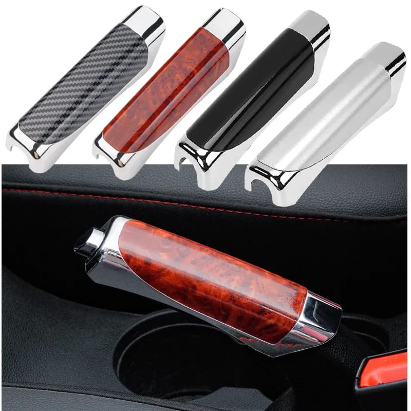 For Hyundai HB20 2012~2026 Car Parking Brake Hand Pulled Lever Non-slip Cover Handbrake Sleeve Dustproof Decor Cover Accessories