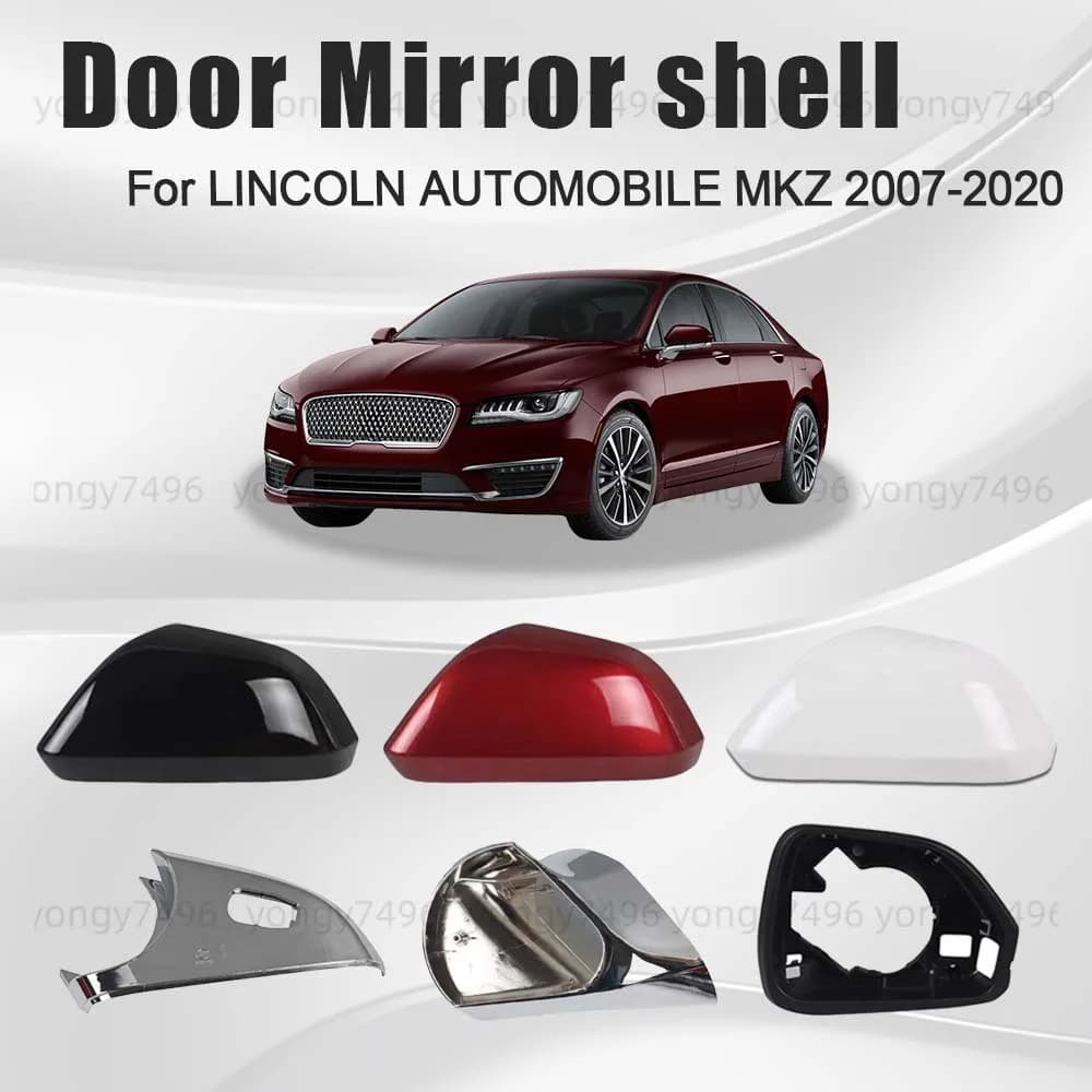 Protective Cover Door Mirror Shell For LINCOLN AUTOMOBILE MKZ 2007-2020 Car Rearview Accessories Lens Picture Frame Bottom Shell