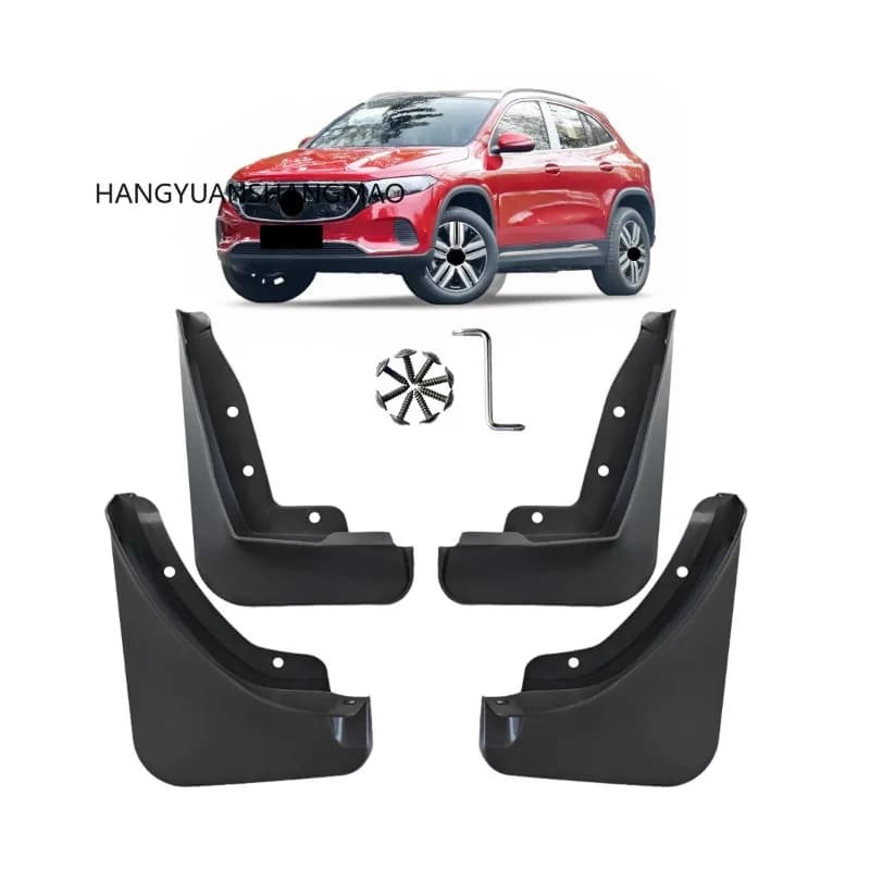 Car Mud Flaps for Mercedes-Benz EQA Regular version 2020-2026Mudflaps Mudguards Splash Guards Front Rear Fender Part Accessories