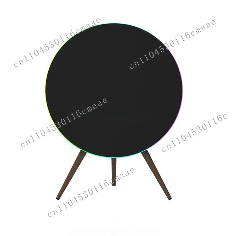Professional floor Bluetooth speaker, high fidelity sound system, solid wood design, suitable for home theater