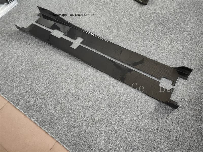 New D-Style Carbon Fiber Side Skirt Body Kit Modified and Upgraded forLamborghini Huracan LP580 LP610