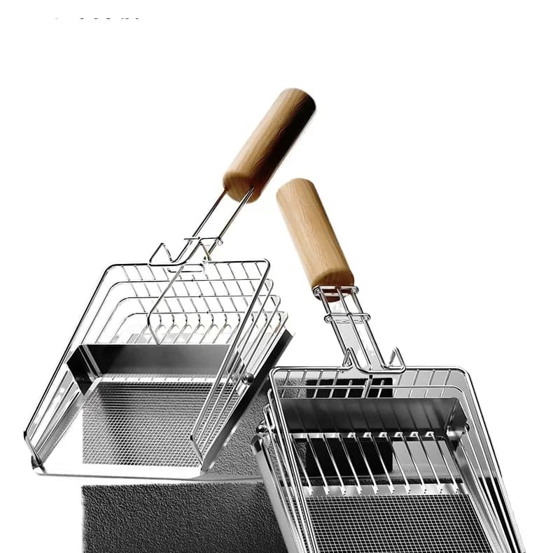 Tofu cat sand shovel non-stainless steel push-pull metal cat litter shovel fine hole cat shit shovel artifact