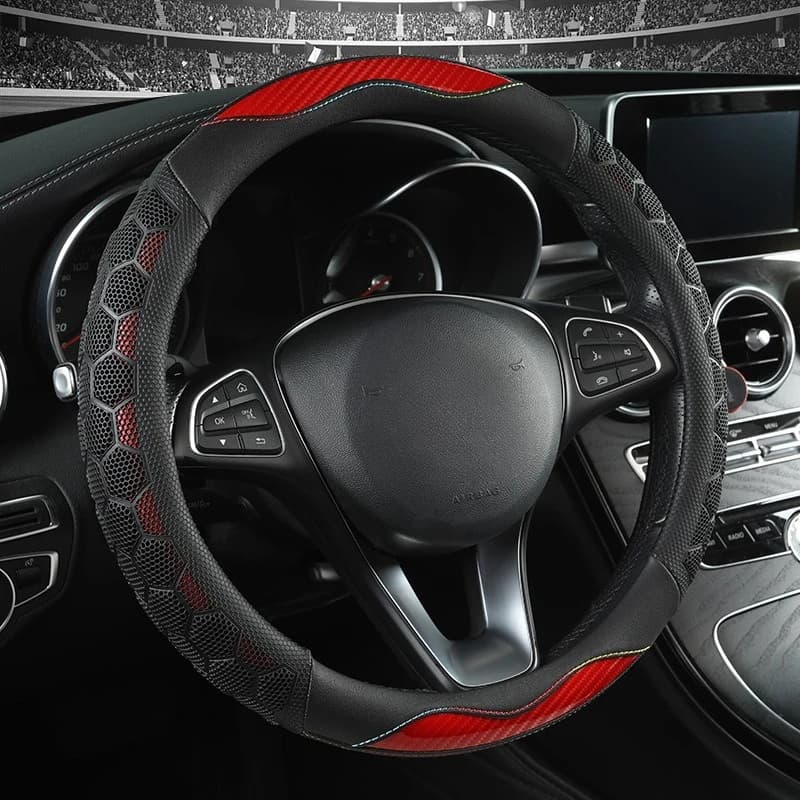 Anti Slip Silicone Steering Wheel Covers 38cm Universal Car Steering Wheel Cover Steering Wheel Decoration Non Slip Handle Cover