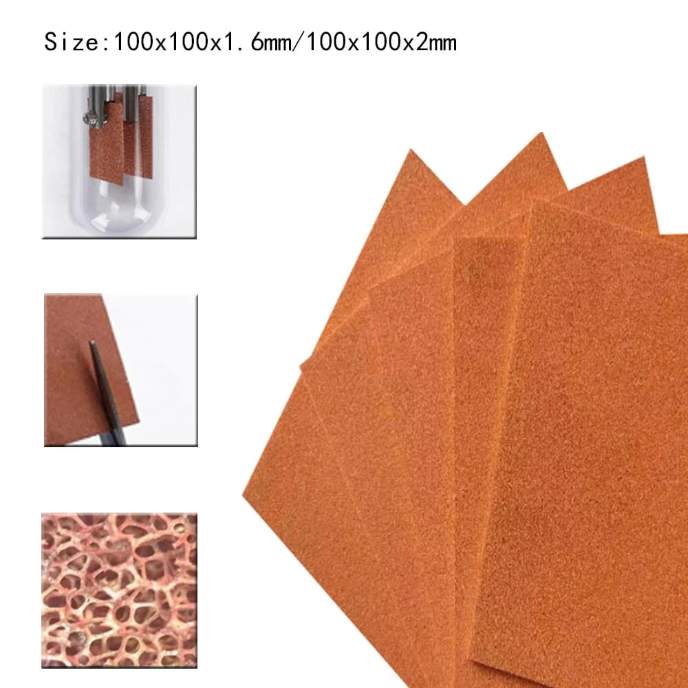 Porous Alloy Metal Foam Copper Foam /Heat Conduction /Electromagnetic Shielding /Catalyst /Electrolytic Copper Material