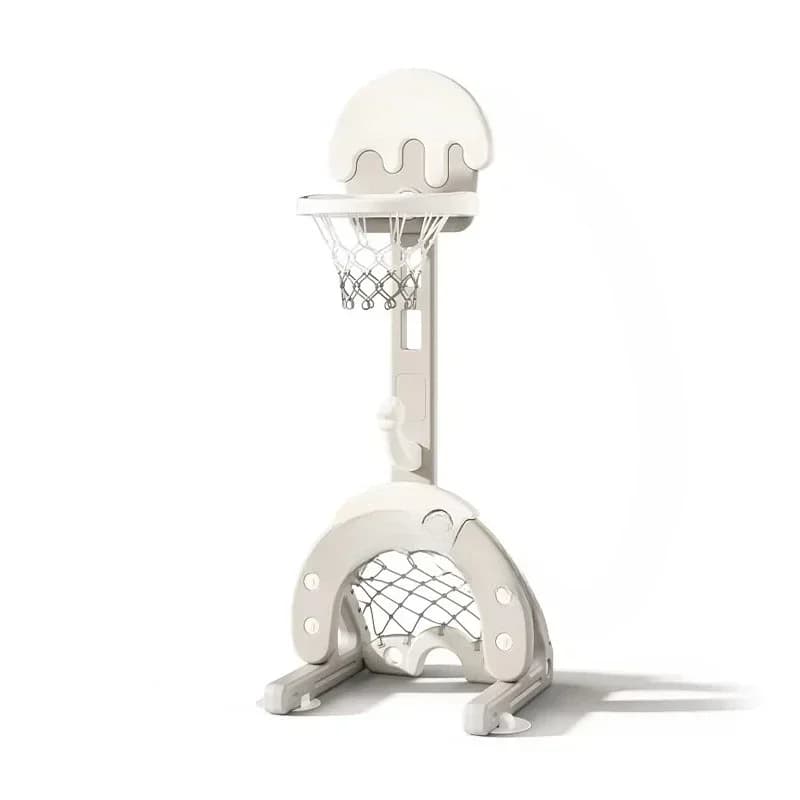 Multifunctional small indoor football and basketball stand Plastic baby shot stand Family living room for children
