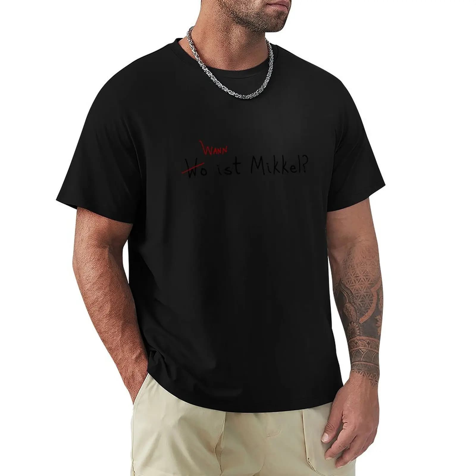 Wo ist Mikkel? (dark netflix series) T-Shirt for a boy graphic shirts compression shirt men