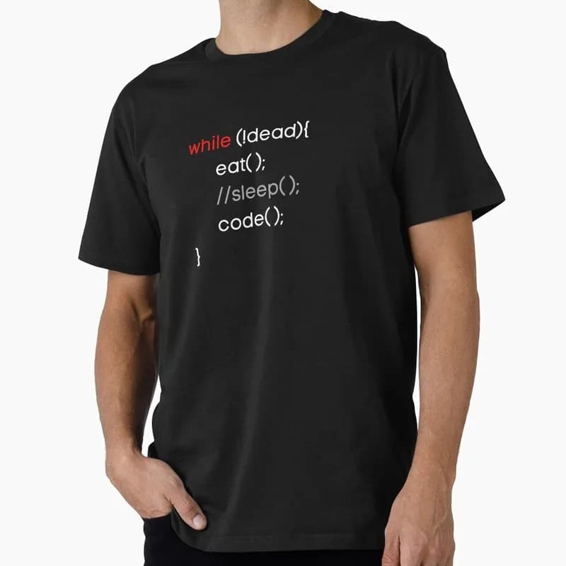 Coding Developer Funny Graphic T‑Shirt for Programmer Software Engineers Geek IT Developer Fan Gift Tees S-6XL