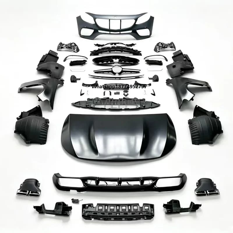Genuine Body Kits  2021-2023  for Benz E Class W213 Upgrade E63S  Wide Body Kit Fender Hood Rear Diffuser With Tips Grille