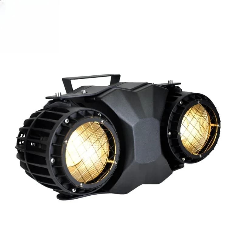 2x100W outdoor waterproof stage lighting 2 eyes waterproof audience light waterproof fan 250 watts power