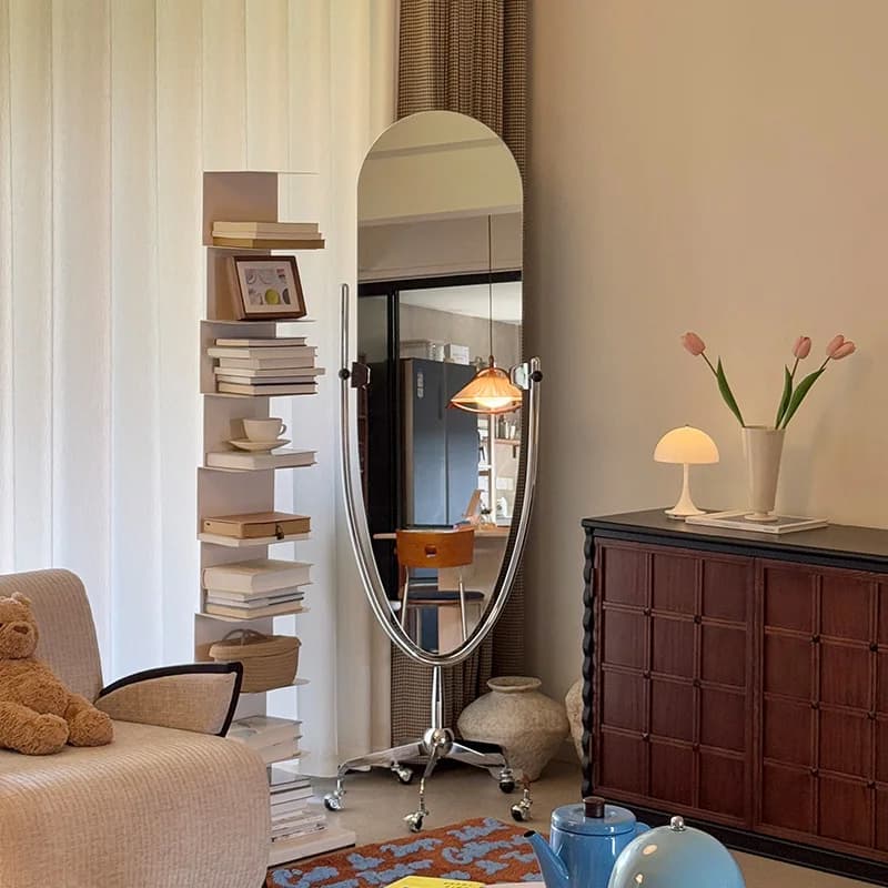 Mirror Sailing full-body mirror Floor mirror Household medieval designer fitting mirror
