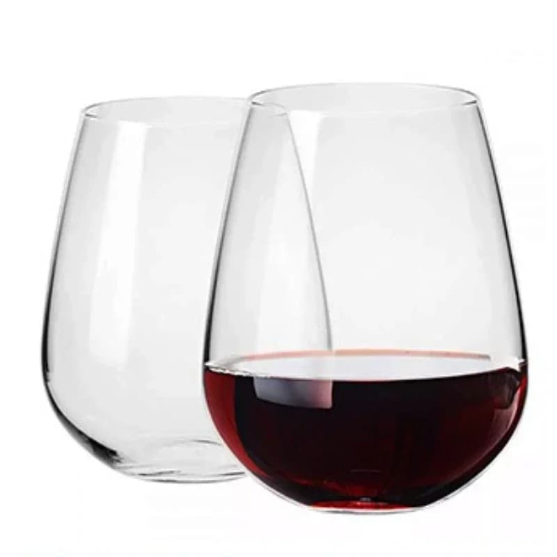 Crystal glass O-cup, footless wine glass, wine water glass for home use
