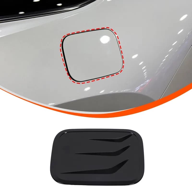ABS Fuel Cap Cover Trim Sticker Tank Cap Protective Fuel Filler Cap Trim Car Accessories For Toyota Grand Highlander 2024-2026