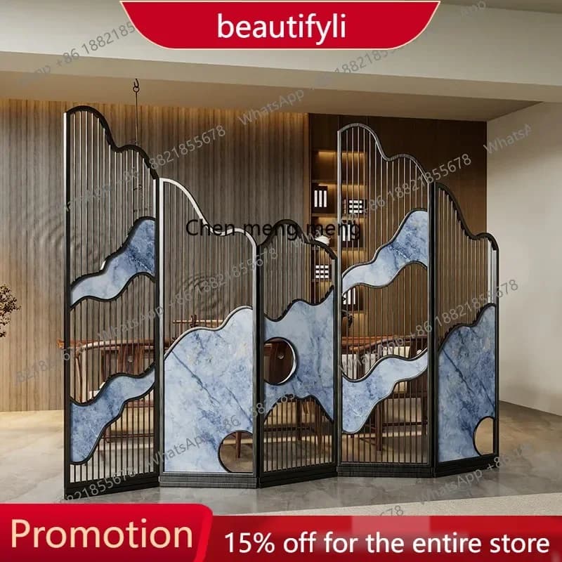 Q181 Folding screen partition living room home modern simple entry door porch blocking wall
