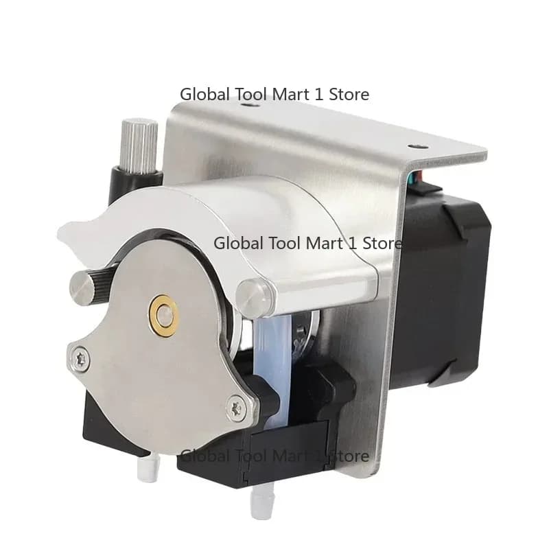 24V Stepper Motor Single and Double Channel Head Stainless Steel Peristaltic Dosing Pump for Water, Chem--icals