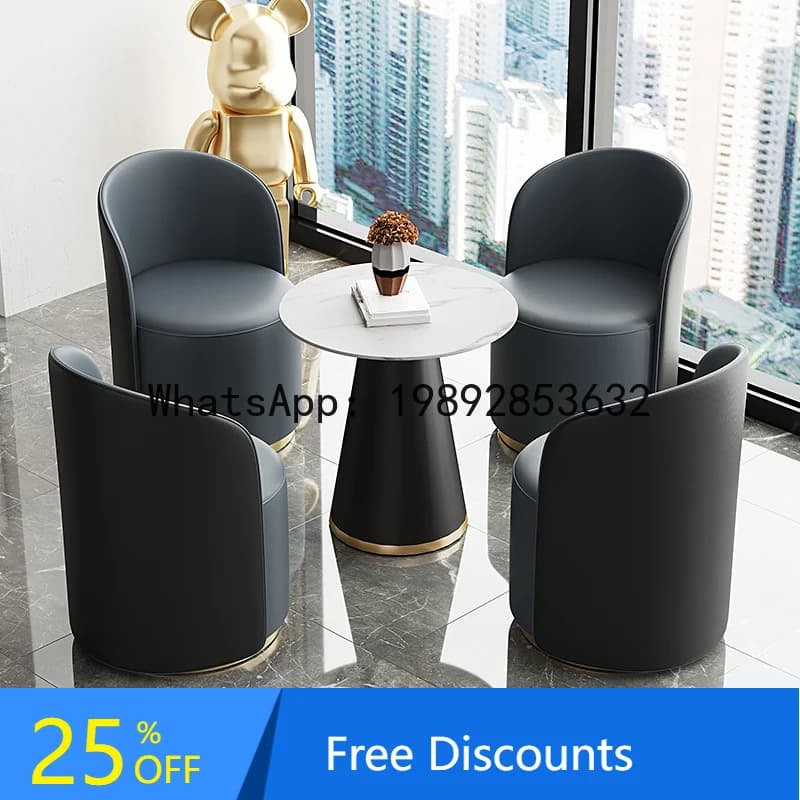 YFY Negotiation Chair Hotel Cafe Nail Salon Rotating Single Chair Exhibition Hall Reception Leisure Sofa Chair