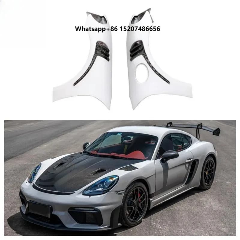 Hight Quality GT4 RS Style Side Bumper Fender Fro  718 982 Upgrade GT4 RS Fender 2018-2019