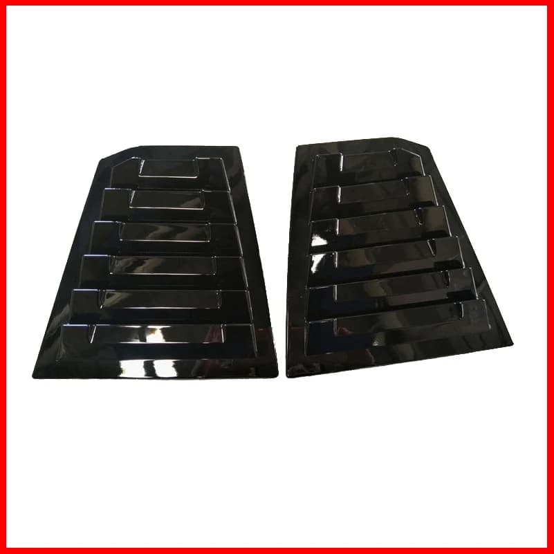 Car Styling For Chevrolet Cruze 2016-2019 Rear Triangular Window Blind Shades Louver Vent Cover Trim Decorative Auto Accessories