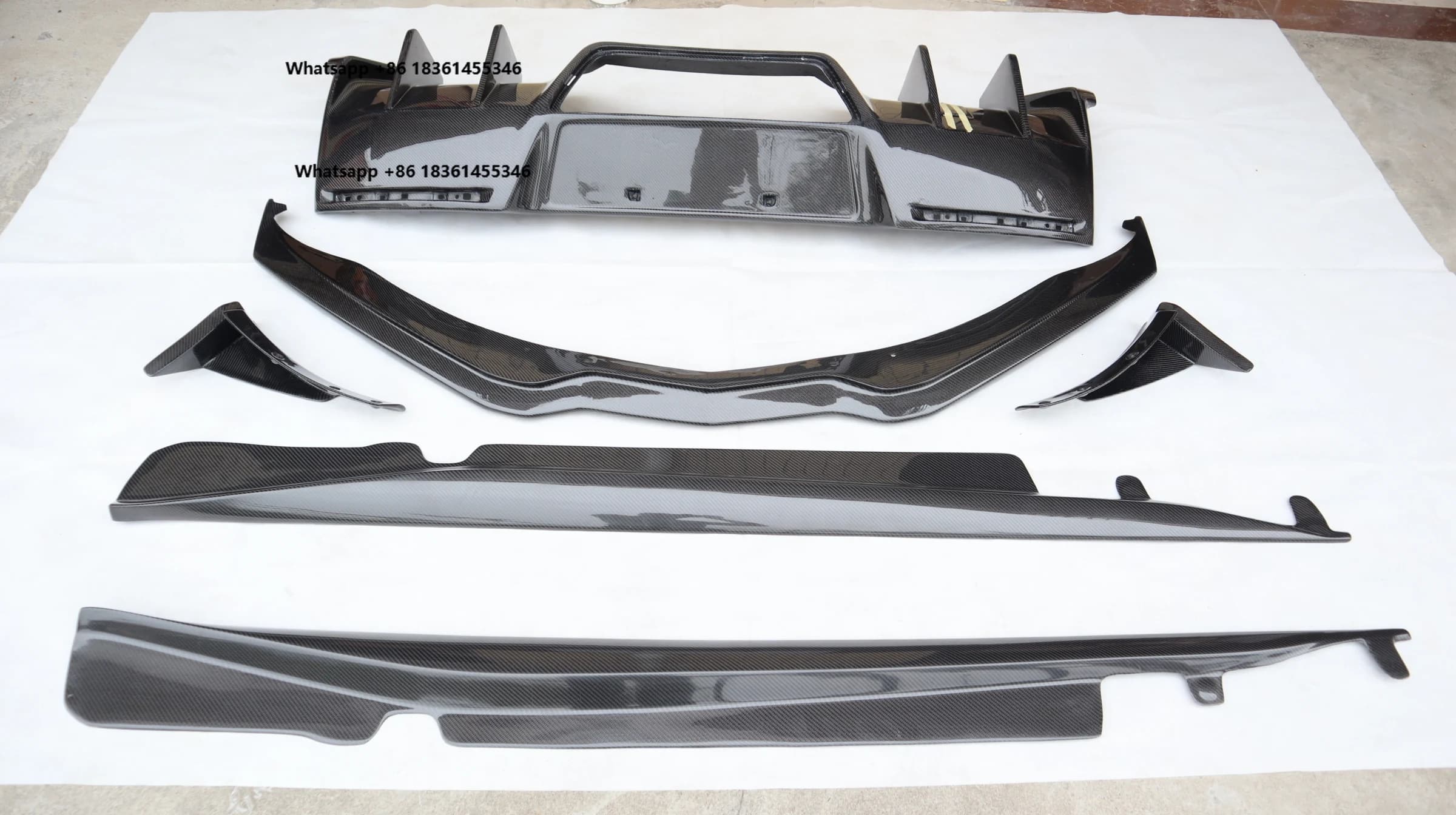 For Corvette C7 Front Splitter Perfect Fitment Carbon Fiber Front Lip