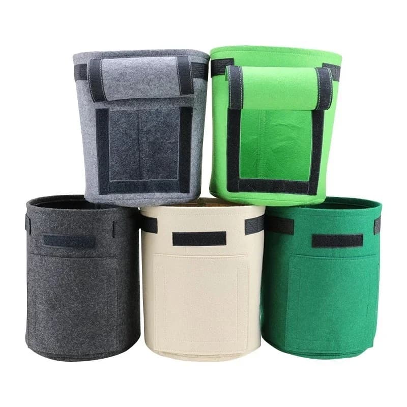 Peanut sweet potato taro planting bag, family balcony vegetable planting box, root-controlled vegetable flower pot