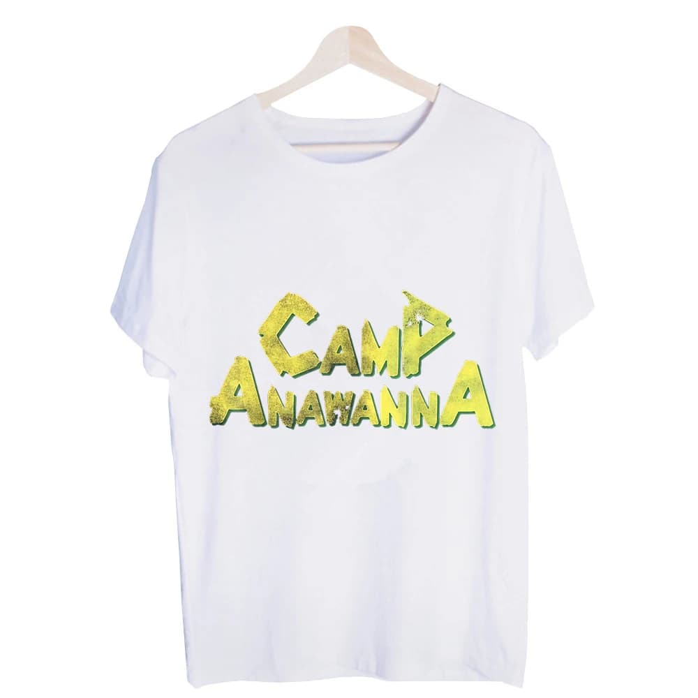 Men's Camp-Inspired Typography Print Graphic Tee, Short Sleeve Crew Neck T-Shirt for Summer Casual Wear