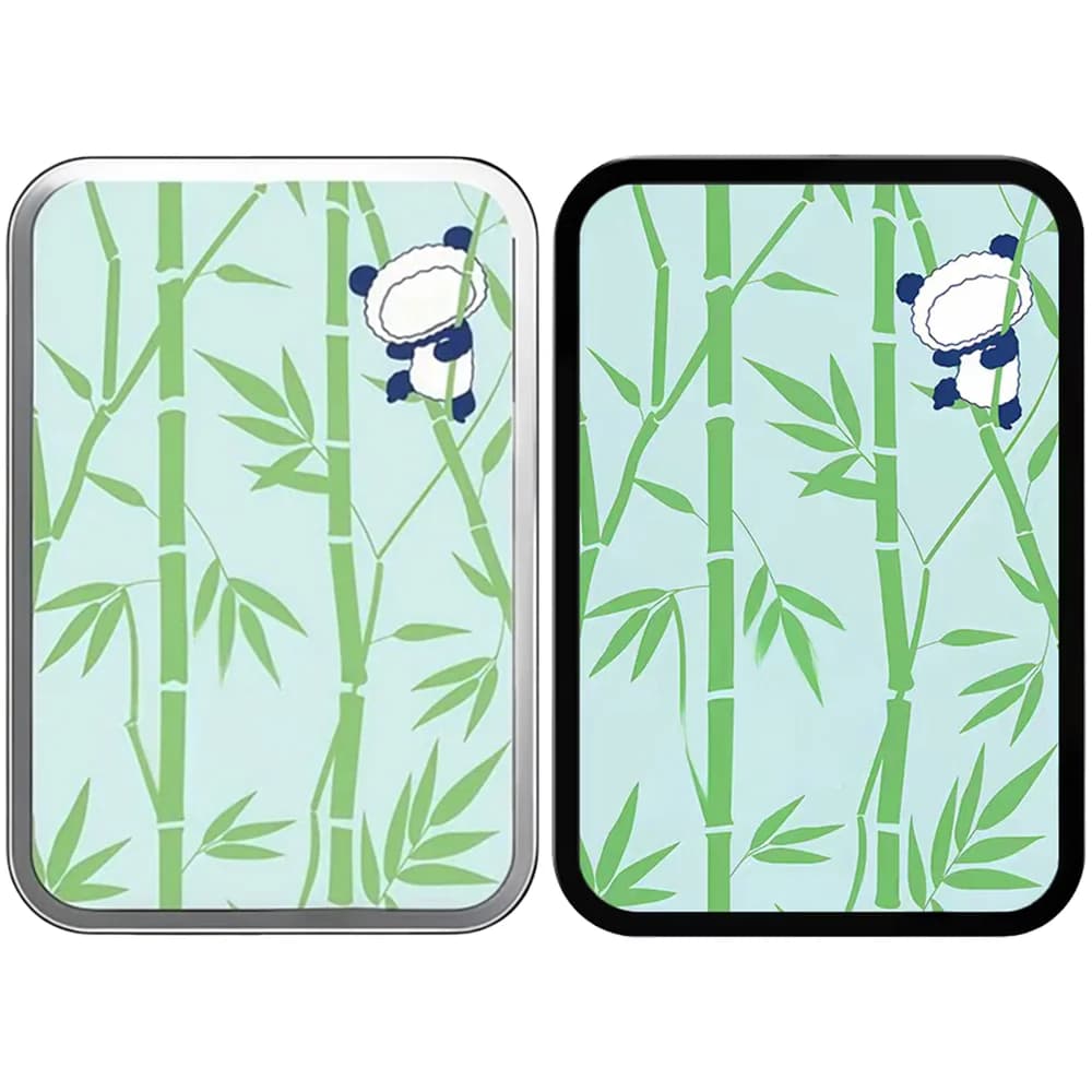 Climbing Bamboo Panda Magnetic Phone Grip Card Holder Stand for IPhone 13 14 15 16 17 18 Pro Max Case
