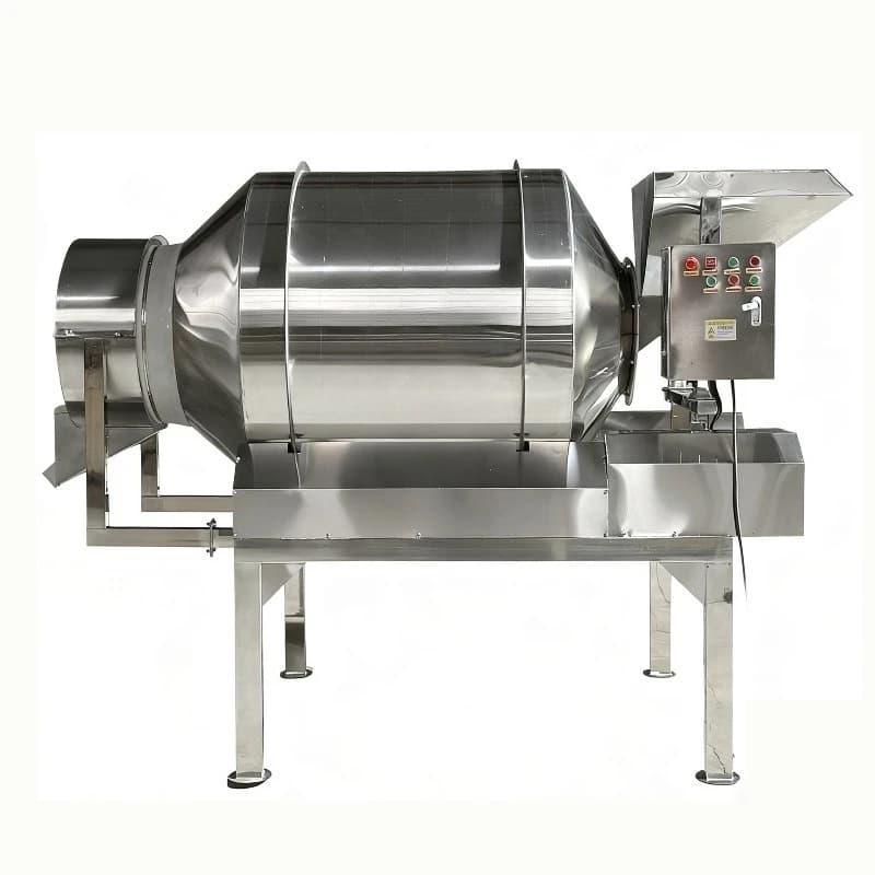 Small mixer, stainless steel mixing tank, large horizontal mixer