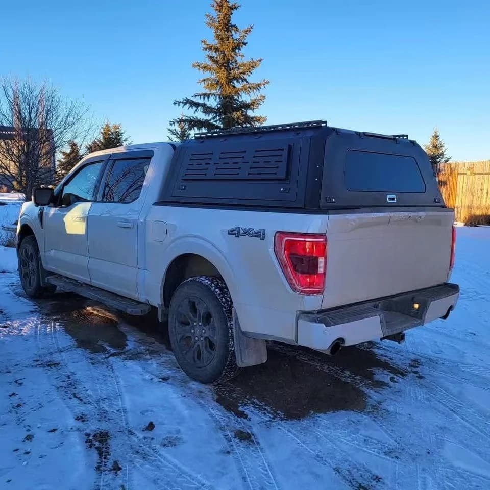 4X4 Pickup Truck Bed Topper Caps Durable Waterproof  Pickup Hard Top Canopy Certified Hardtop Custom-fit  for Ford F-150 Tremor