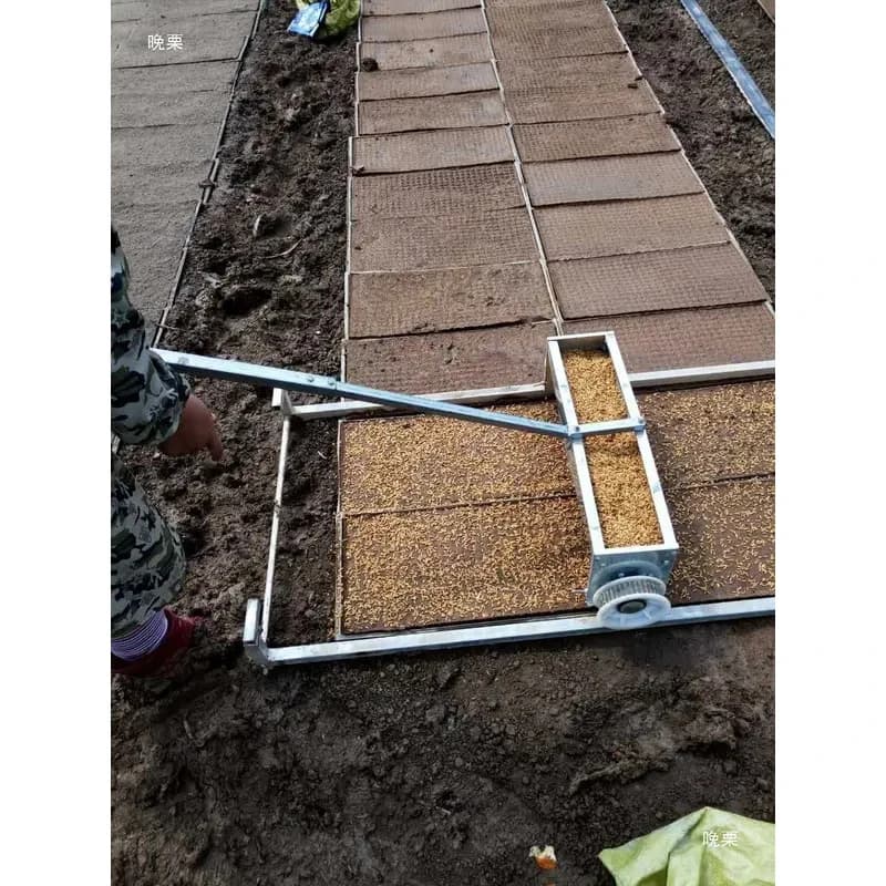 Manual , , Field Mulch Hine, Rice Seed Seeding Seeder