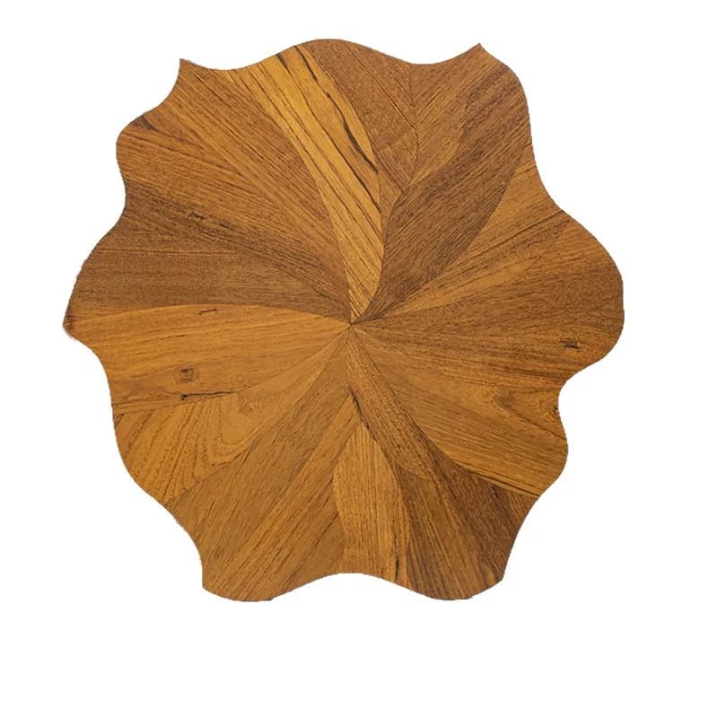 Lotus leaf parquet floor special-shaped lotus art parquet multi-layer floor