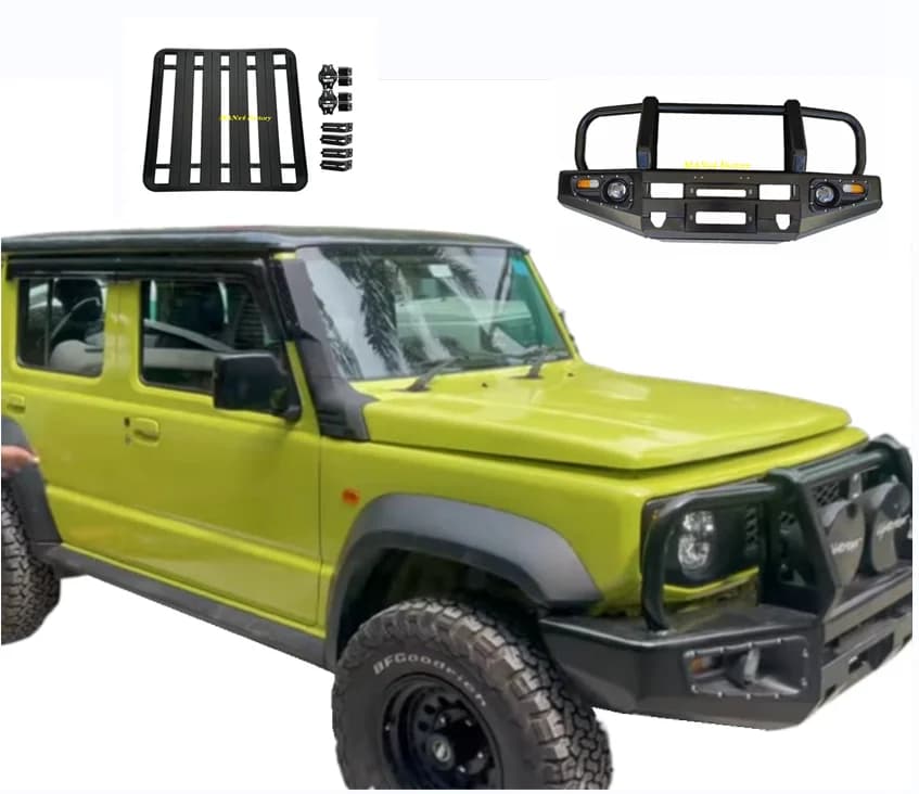 Manx4 Bull Bar Steel Front Bumper for Jimny 2019+ 4 Doors India 5-Door