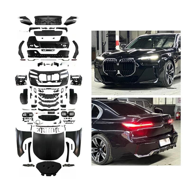 High Quality 2016-2022 G12 to 2023+ G70 M Sport Upgrade Body Kit Front Rear Bumper Hood Headlight Taillight Auto Exterior Access