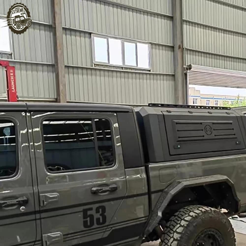 EXTREME High Quality Aluminum Alloy Waterproof Foldable Off-Road Pickup Hardtop Cargo Bed Cover for Jeep/Gladiator Rubicon Truck