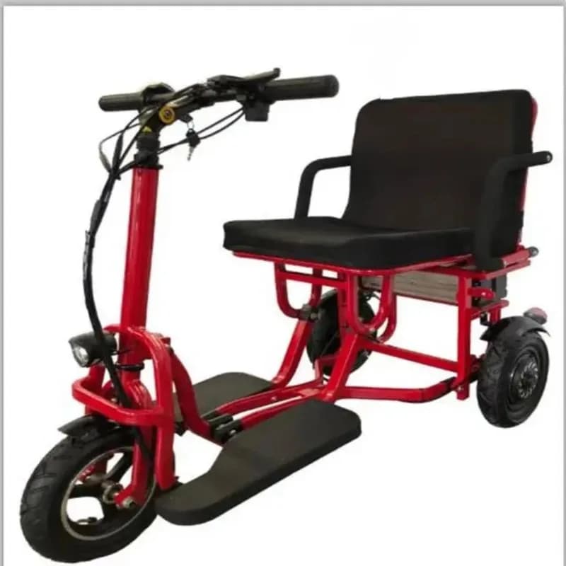 New shock absorber foldable electric tricycle scooter scooter elderly scooter