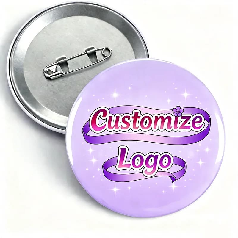 Custom Personalized Tinplate Pins Metal Lapel Badges Creative Printing Pictures and Texts Can be Given as Gifts to Friends