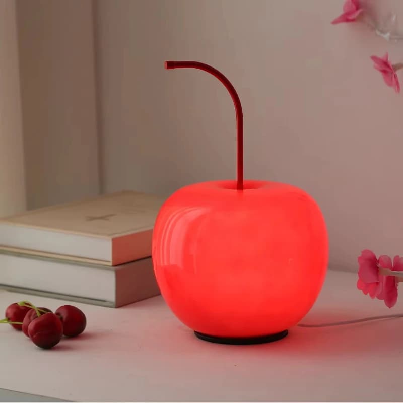 High quality creative cherry lampshade USB cable modern cute home desk lamp