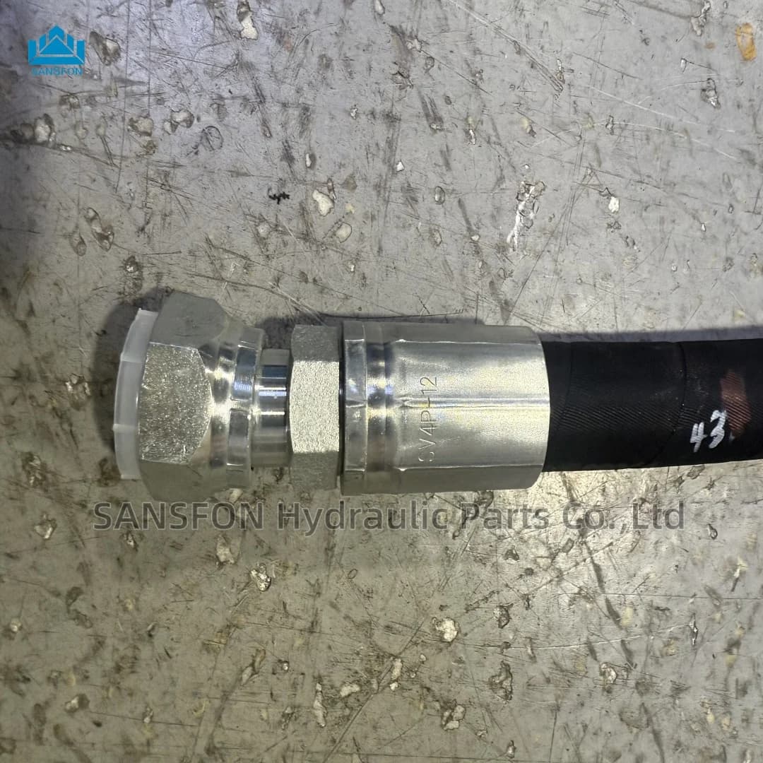 Hydraulic Hose Steel Wire for CAT Wheel Loader Machinery Part Number 172-7815 177-1751 185-3021 High Pressure Heat Resistance