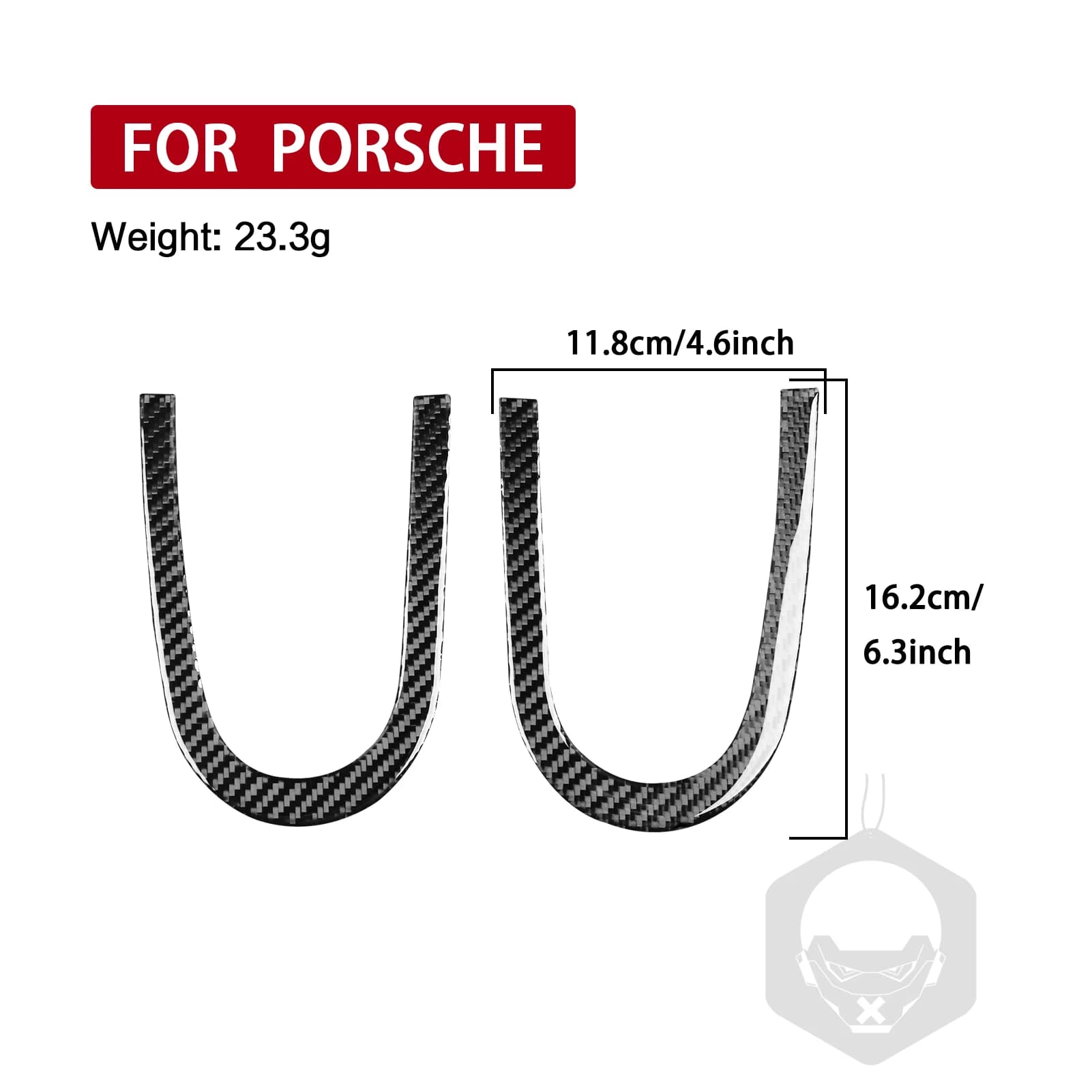 Dashboard Speedometer Side Frame Interior Cover Trim Modified Car Accessories For Porsche 911 992 2019—2024 Carbon Fiber Sticke