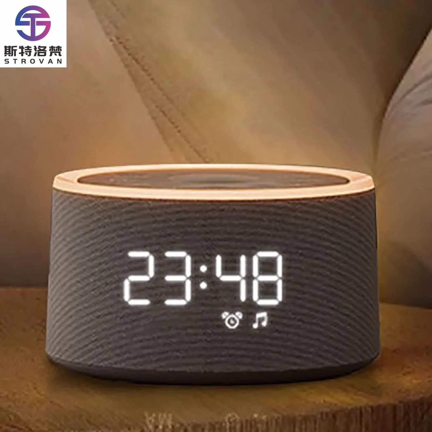Smart White Noise Machine Baby Sleep Sound Machine LED Alarm Clock with Night Light