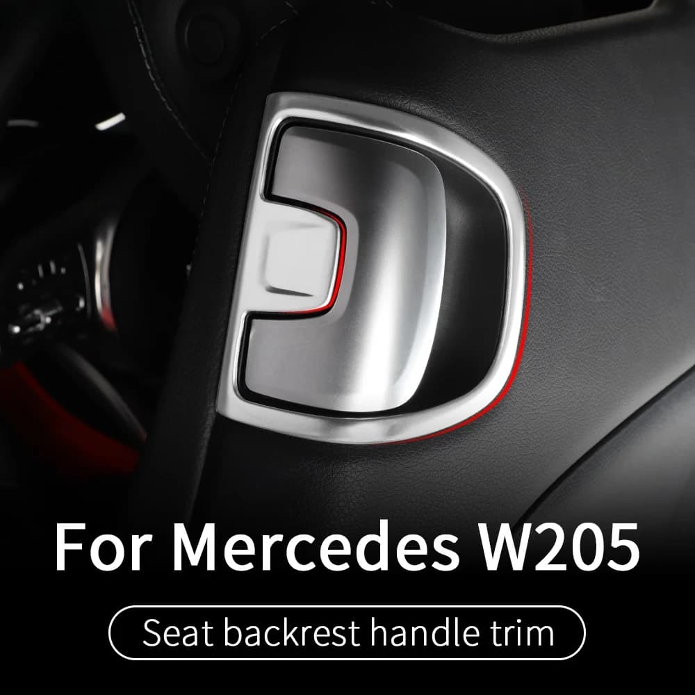 Seat handle trim  For Mercedes w205 amg coupe amg c205 2 doors c260 c300 c200 mercedes c class accessories w205 interior