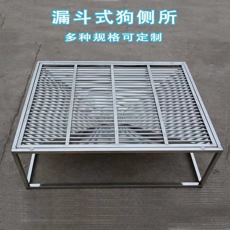 Stainless steel flush dog toilets can be customized in size, height, style, drain outlet position, flush into the floor drain