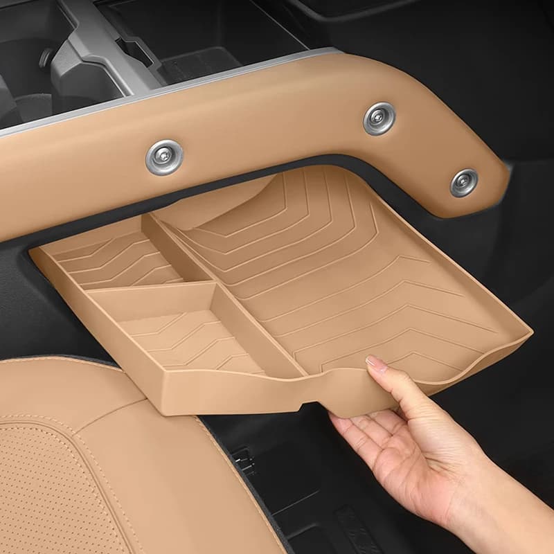 For 2020-2025 Land Rover Defender 90/110/130 Central Control Lower Storage Box Car-Specific Silicone Storage Organizer